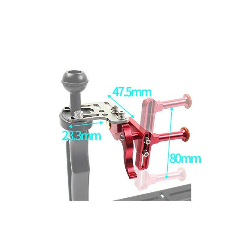 CS PRIORITY Adjustable Shutter Trigger Extension Rod for Gopr 11