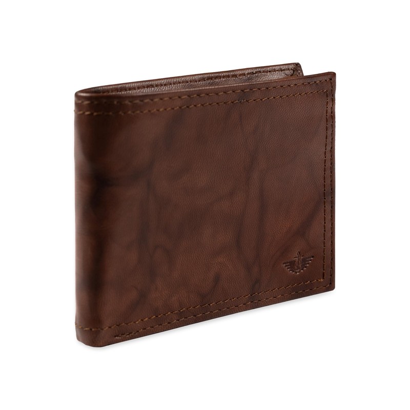 Dockers Men's Extra Capacity Bifold Wallet with ID Window and