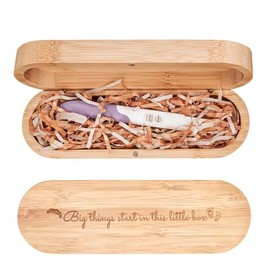BeeGreeny Wooden Pregnancy Test Keepsake Box, Surprise Pregnancy Announcement for Husband and Grandparents, Baby Reveal Ideas to Grandparents, Husband, Parents, Surprise Gift Box