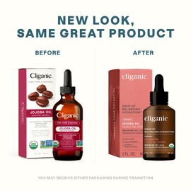 Cliganic Organic Jojoba Oil Bulk, Gallon Size 128oz, 100% Pure - Non-GMO