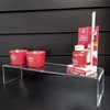 Acrylic Plinth Shelf Risers to Fit Cabinets Retail Shop Display