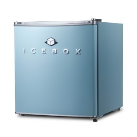 ICEBOX IBCR17SLT Compact, Energy Star Certified Small, Single Door Mini Fridge with Freezer Refrigerator, Standard (1.7 cu ft), Slate Blue