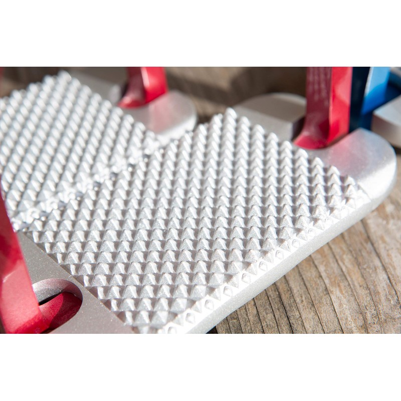 KIEFFER Treads for stirrups Alu Kieffer Pro, Silver, 12 cm,