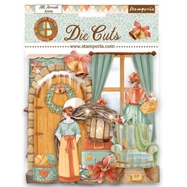 Stamperia, All Around Christmas Die Cuts Assorted