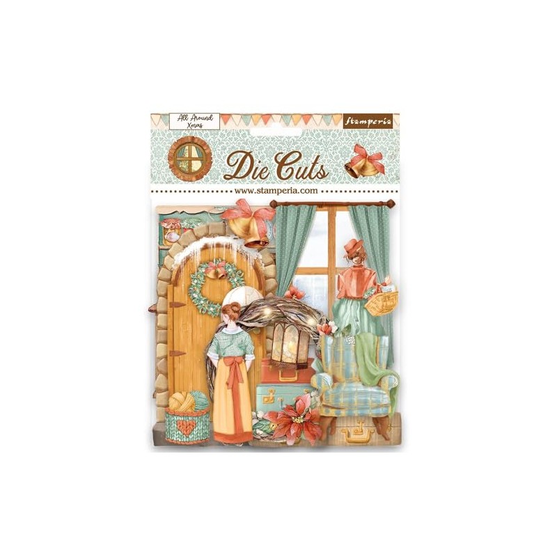 Stamperia, All Around Christmas Die Cuts Assorted