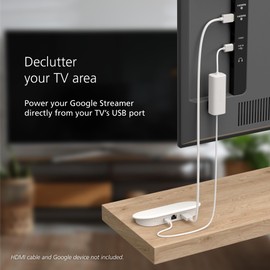 Mission USB Power Cable for Google TV (Power Google TV Directly from Your TV) (4K Streamer Version)