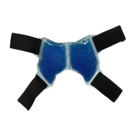 Ipetboom Reusable Ankle with Adjustable Compression Brace for Sprained Ankles and Plantar for Foot Relief Blue