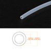 sourcing map PTFE Tube 0.5mm Inner Dmr x 0.9mm Outer