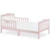 Dream On Me Classic Design Toddler Bed in Pink, Low-to-Floor
