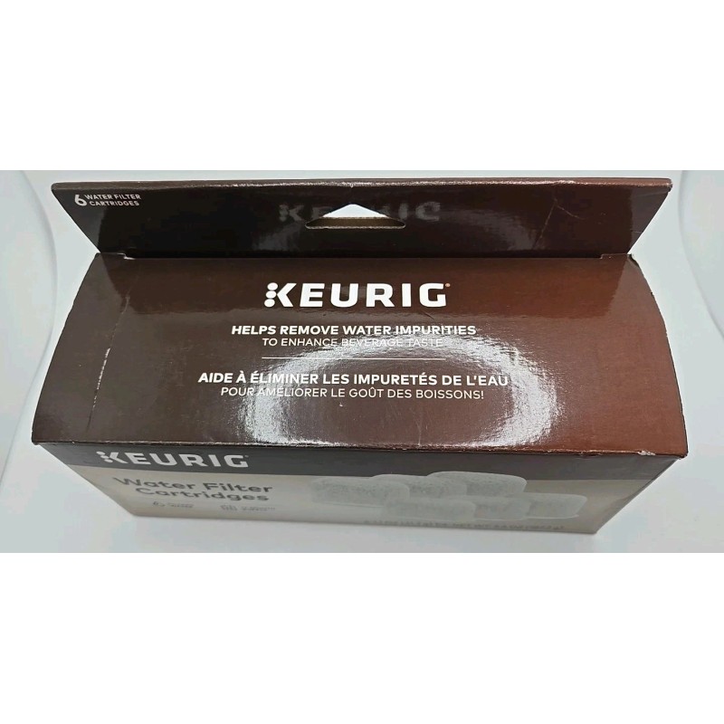 Keurig Water Filter Refill Cartridges - Pack of 6 New/Sealed