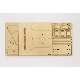 CoasterDynamix New - CoasterDynamix 3-D PHILADELPHIA TOBOGGAN COASTER (PTC)  Wooden Model Kit