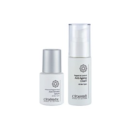 Cinere Anti-Aging Skincare Bundle – Repair & Control Cream 30ml + Advanced Regenerating Serum 30ml | Hydrates, Firms, and Reduces Wrinkles | Skincare for Mature Skin