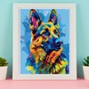 IPISSOI German Shepherds Diamond Painting Kits for Adults Animals Diamond