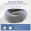 VOOMIKON Neck Pillow Airplane, Travel Pillows for Airplanes, Memory Foam