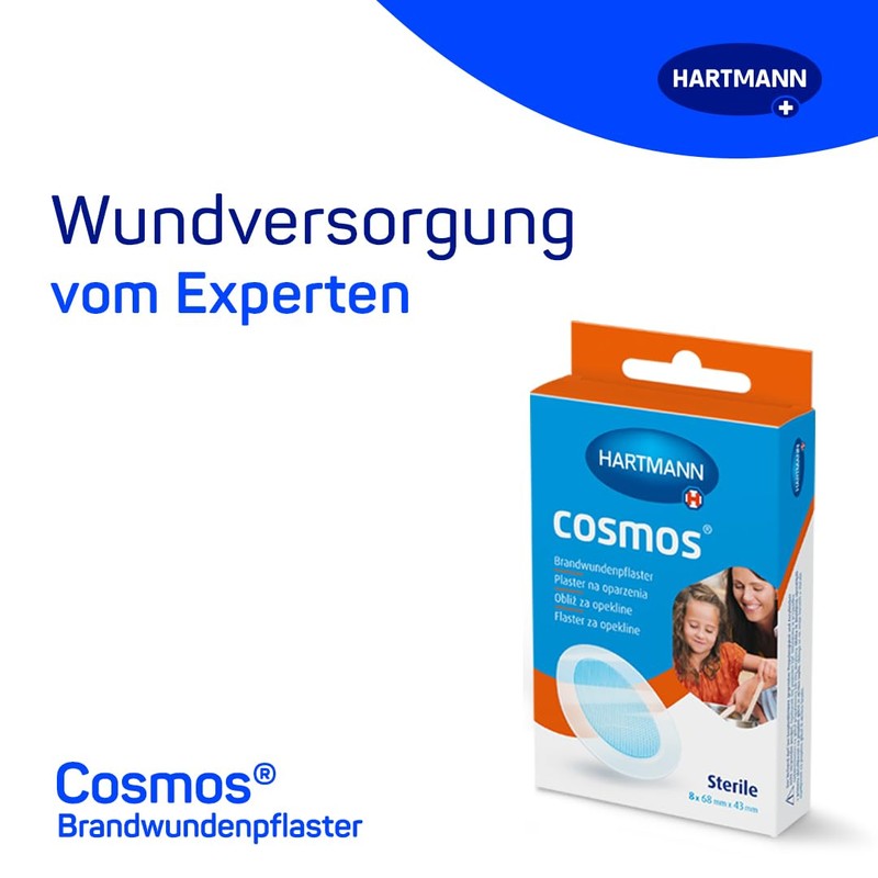 Hartmann Cosmos Sterile Burn Wound Plasters 68 x 43 mm