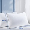 Wellos Q-DF Pillow, Queen, White 2 Count