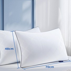 Wellos Q-DF Pillow, Queen, White 2 Count