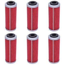 6pcs 652 Oil Filter for K/ТМ 250 300 350 400 450 500 530 EXC-F SX-F XC-F XCF-W EXC XC-W SMR XC-RW, For Husqvarna FC250 FE250 FC350 FE350 FX350 FC450 FE450 FS450 FX450 FE501