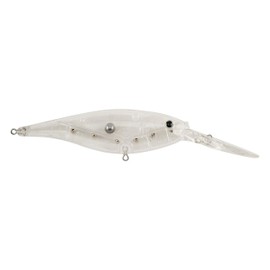 Berkley Flicker Shad Fishing Lure, Clear, 3/16 oz, 2in | 5cm Crankbaits, Size, Profile and Dive Depth Imitates Real Shad, Equipped with Fusion19 Hook