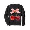 Cute Cherries | Cherry Bow | Cherry Fashion Sweatshirt