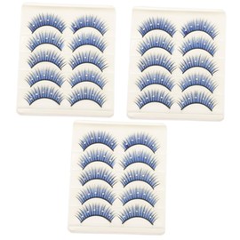 NOLITOY Sets Easy Application Lashes Individual Fake Eyelashes Rhinestones Side Lashes for Day Night Makeup Pairs