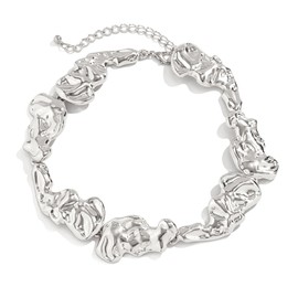 Stocking Stuffers Gifts for Women Chunky Necklaces for Women Chunky Gold Necklace Cuban Link Chain Necklace Statement Necklace Cuff Choker Necklace Gold Jewelry