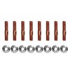 Inlet Manifold Stud Kit, 8 Pieces M8 1.25 Turbo Stud