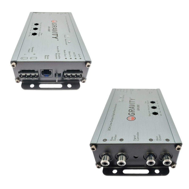 Gravity GR-DBE 2-Channel Premium Line-Out Converter with Digital Bass Enchancer