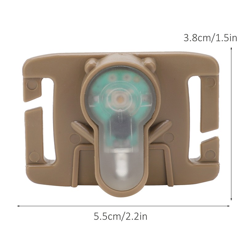 Outdoor Mini Survival Light IPX8 Waterproof Safety Signal Lamp with