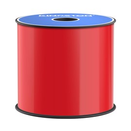 Kingston Premium Vinyl Label Tape, Red, 4" x 150' for DuraLabel, LabelTac, VnM SignMaker, SafetyPro, Viscom and Others