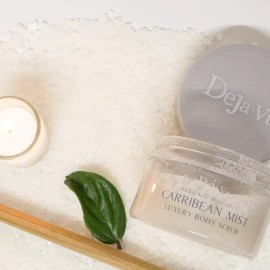 Déjà Vu BODY SCRUB Salt Scrub (Carribean Mist) LUXURY Deja Vu