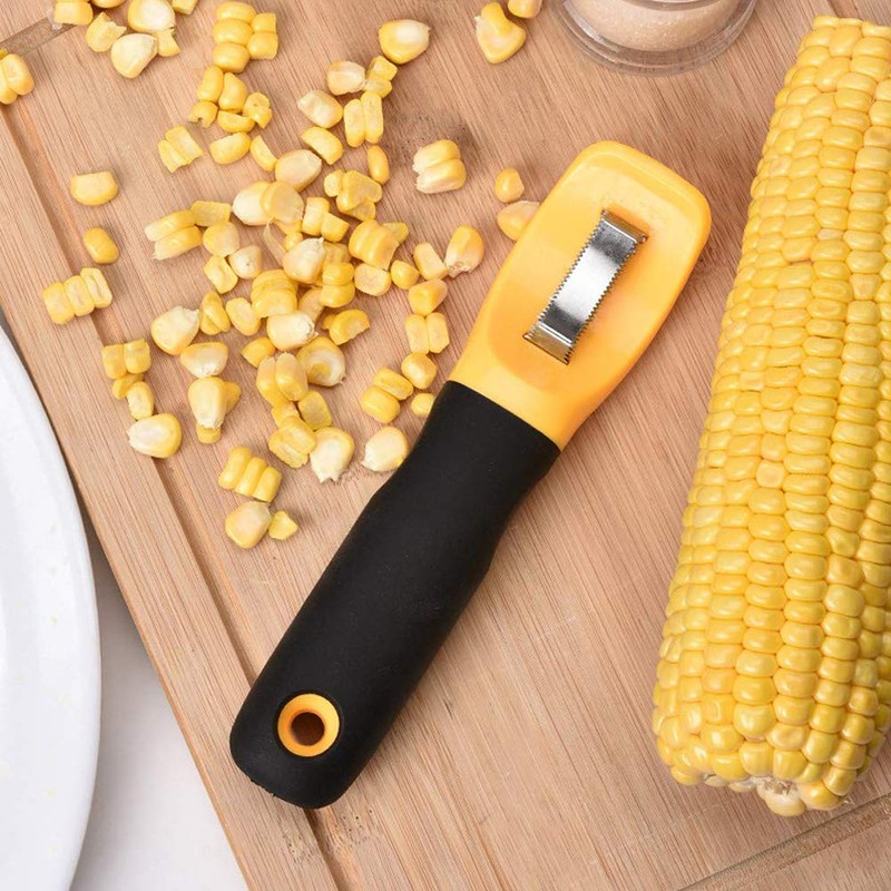ROARINGWILD Corn Peeler Stainless Steel Corn Cob Remover Stripper Peeler