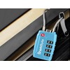 SharkByte TSA Suitcase Lock - 4 Digit Travel & Luggage
