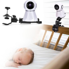 NCONCO Baby Monitor Mount Bracket 360 Degrees Rotatable Baby Camera Mount Holder With adjustable mount Best for Nursery Home kindergarten