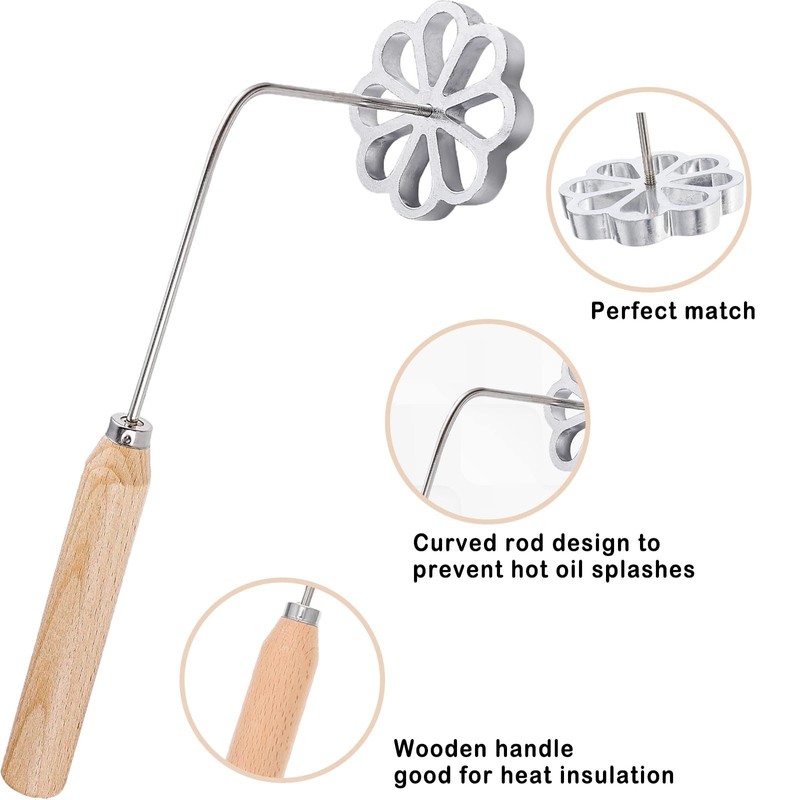 Rosette Waffle Iron, Rose Iron for Baking, Rosette Iron Waffle