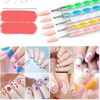 Nail Art Kit Professional Brush Decoration Thread Stamping Sticker Nail