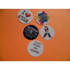 Unbranded Pre Cut One Inch Bottle Cap Images AUTISM Free Shipping - photo, 15 images