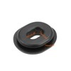 sourcing map Side Cover Feed-Through Single Sided Oval Rubber Washer