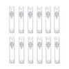 VASANA 12 Empty Airless Vacuum Pump Bottles Refillable Plastic Cream