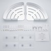 Geruike Shower Basket, Triangle Shower Shelf, Corner Shelf, No Drilling