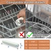TSBSHum 100-Pack Dishwasher Rack Caps,Dishwasher Rack Repair Coating,as the Dishwasher