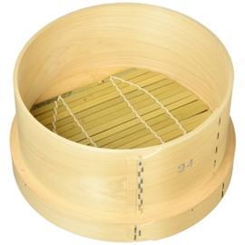 (TV Series Crafts 桧 Japanese seiro 羽釜 For 24 cm Bottom Back Inner Diameter 250 4 Hole 120047012 