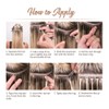 XUANHEFA Human Hair I TIP Tip Extensions Remy Hair Color