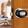 SEIWEI White + Gold Round Classic Ceramic Cupboard Drawer Door