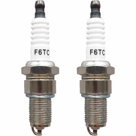 Unbranded F6TC SPARK PLUG FOR GENERATORS LAWNMOWERS Stens 131-047 N9YC (2-Pack)