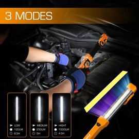 EverBrite 1000LM LED Work Light Rechargeable Work Light for Mechanics Pack of 2