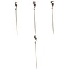 Healeved 4pcs Poker Sticks Draw Enhancer Tool Brass Poker Dredge