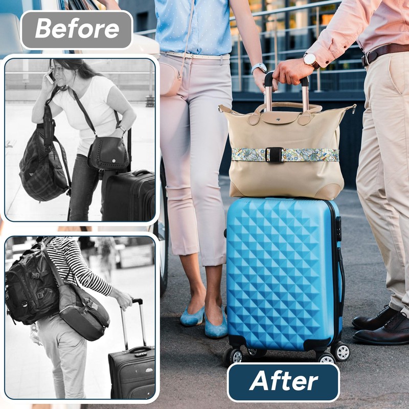 Travel Inspira Luggage Strap with TSA Combination Lock - Adjustable,