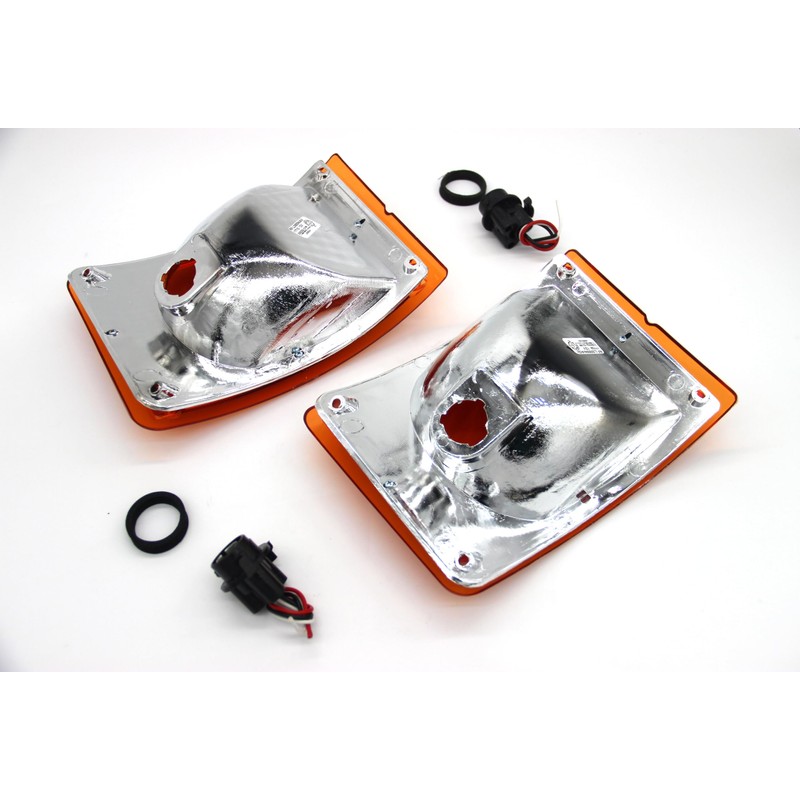 Headlight Bezel and Turn Signals - Compatible with International 4900