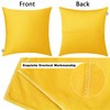 Thmyo paquete de 2 fundas para almohadas cuadradas de algodón